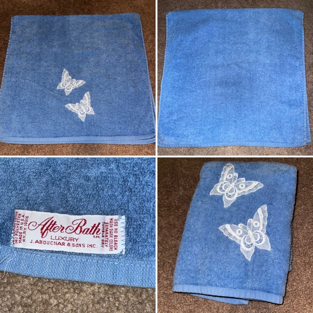 Vintage Butterfly Towel✨